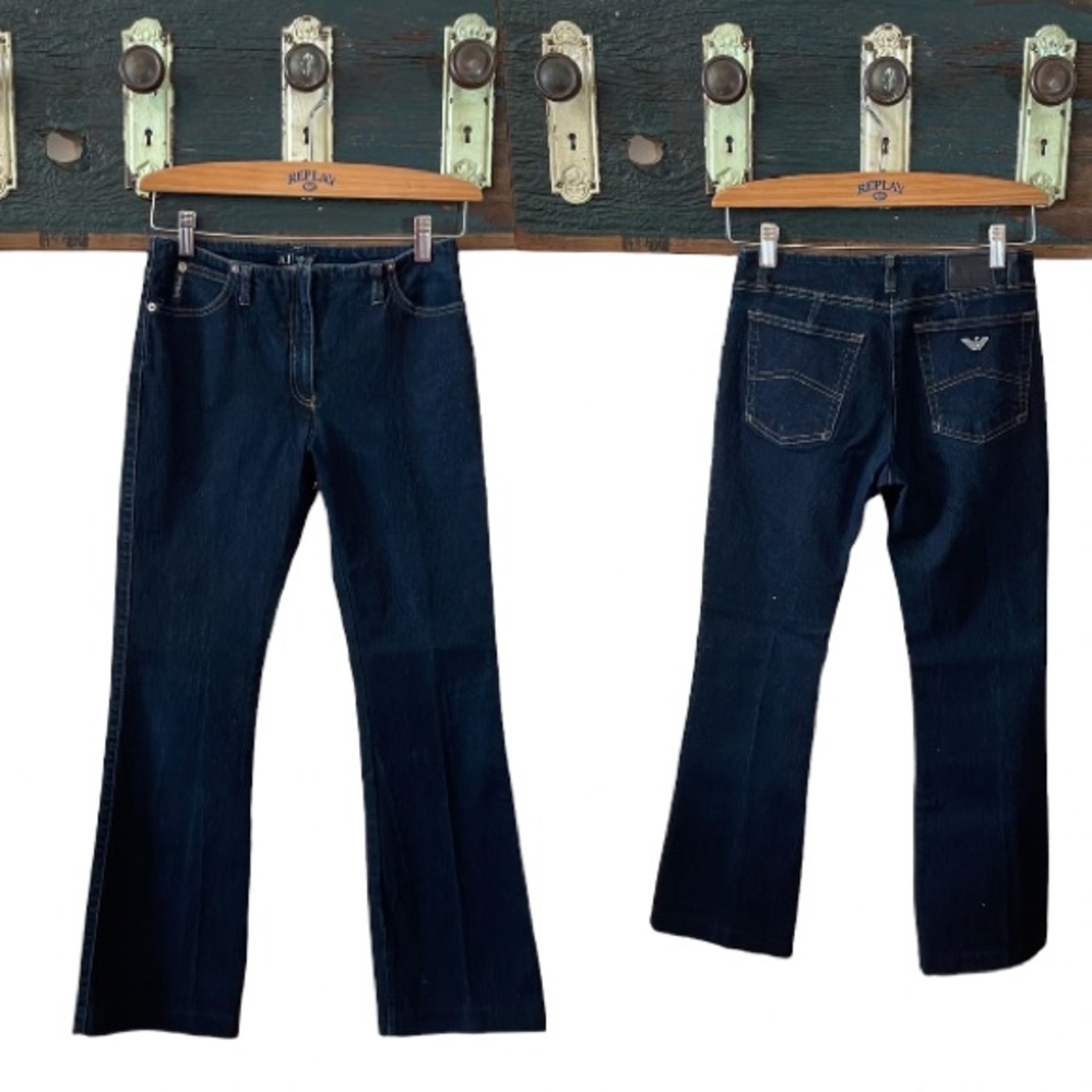 Armani Jeans Dark Wash Y2K Bootcut Comfort Fit Jeans Size 26